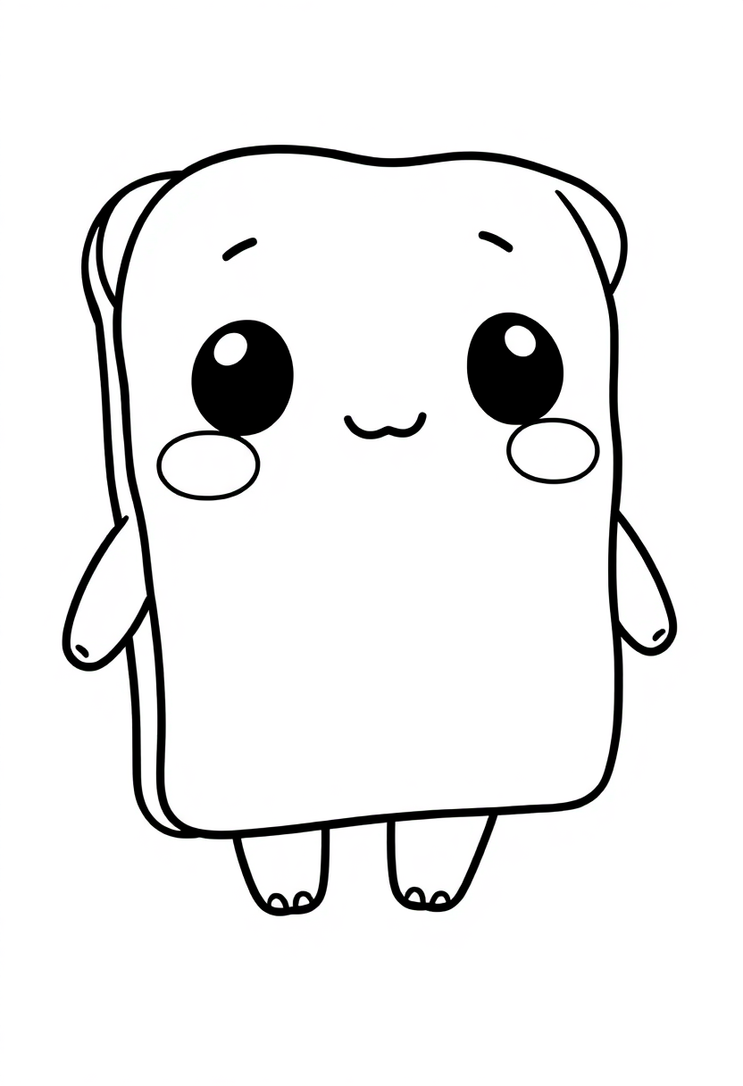 Grilled Cheese coloring page, free printable