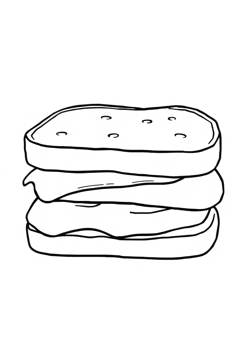 Grilled Cheese coloring pages