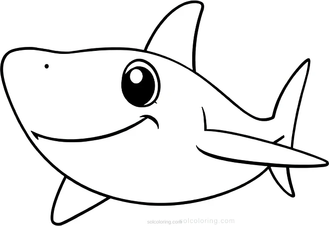Hammerhead Shark coloring page for kids