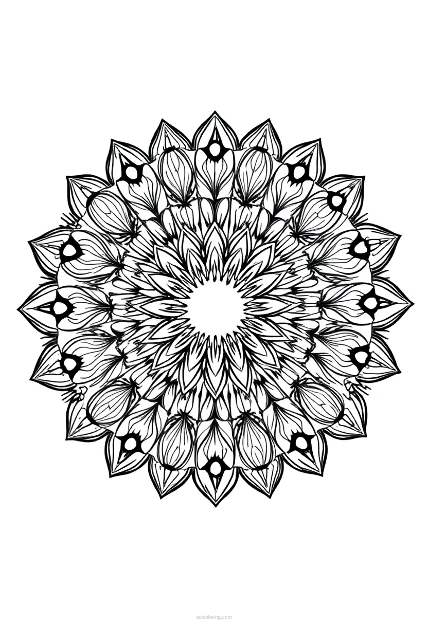 Harvest Corn Stalks coloring page for kids