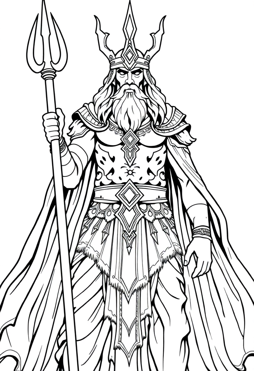 Heimdall Guardian coloring pages