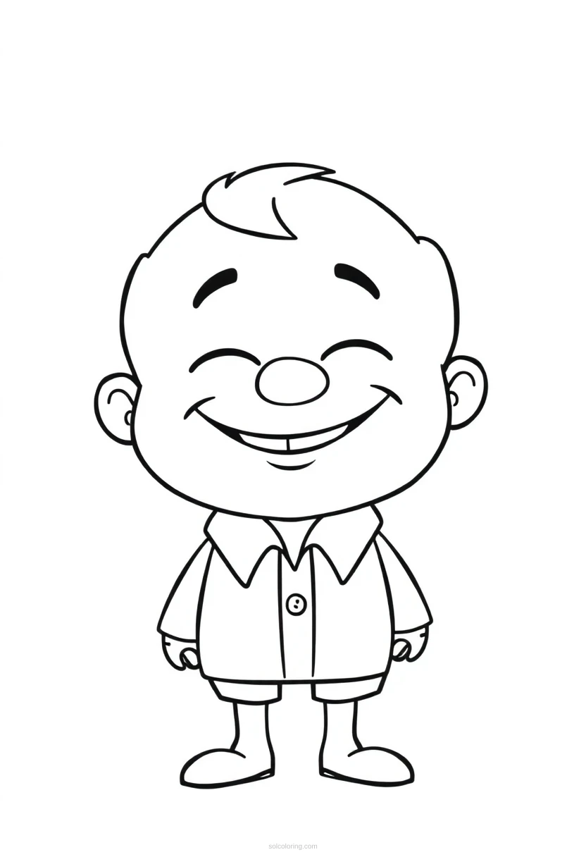 Hide The Pain Harold Smile coloring pages