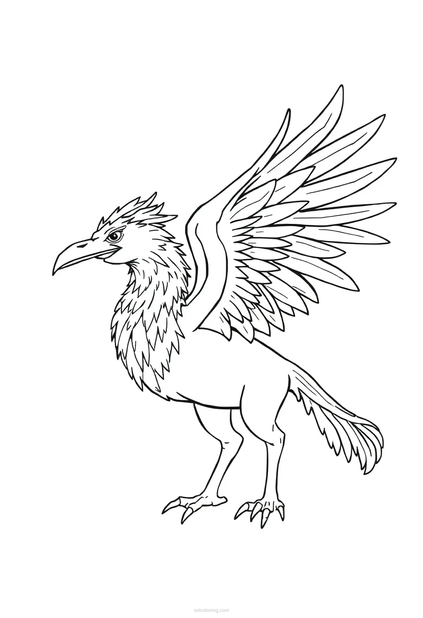 Hippogriff coloring pages