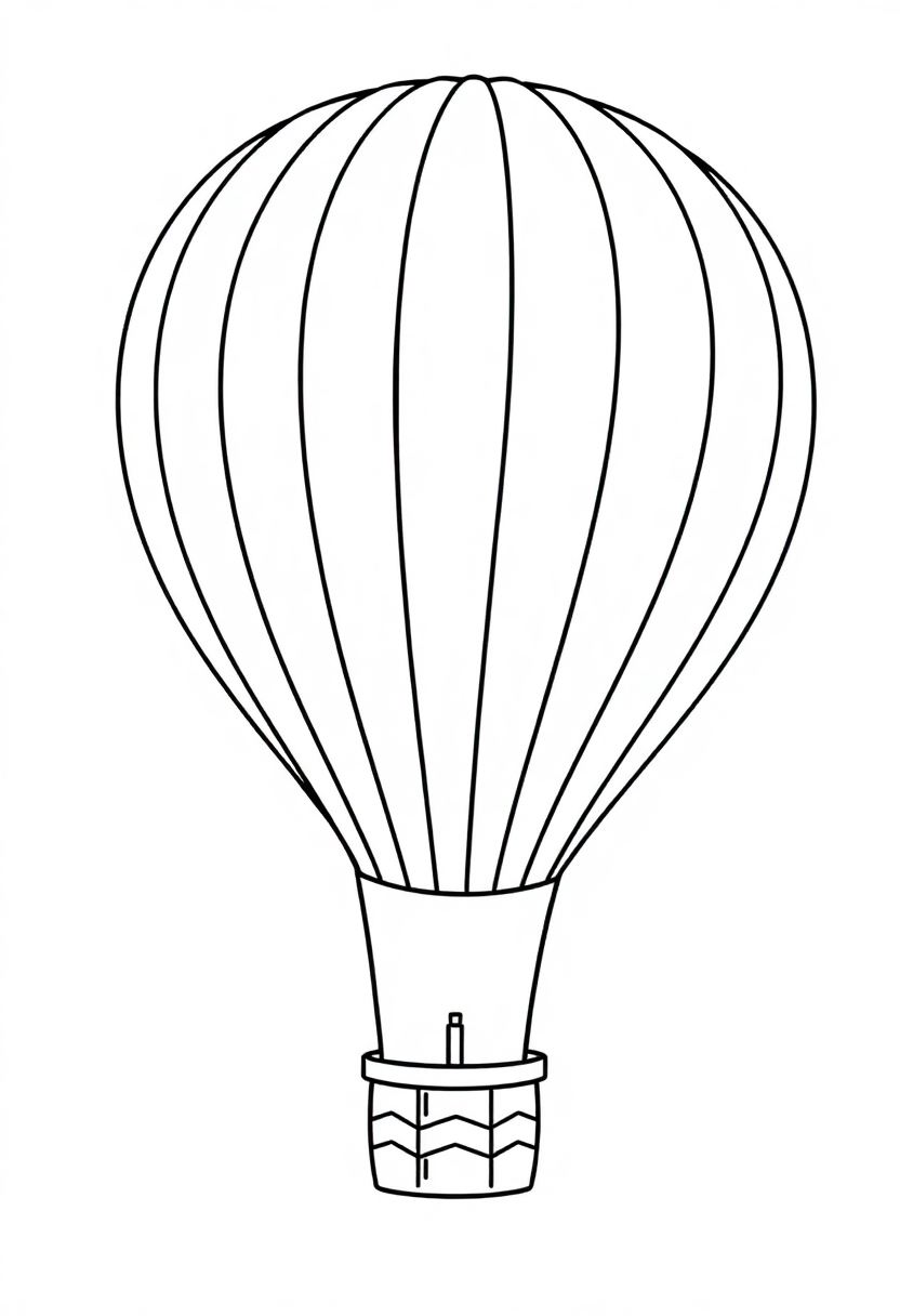 Hot Air Balloon coloring pages