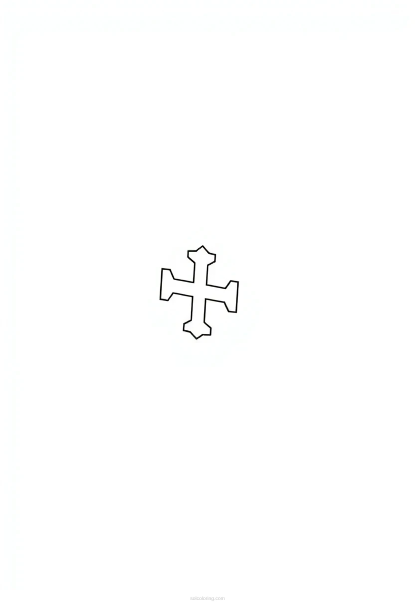 Hungarian Flag coloring page for kids