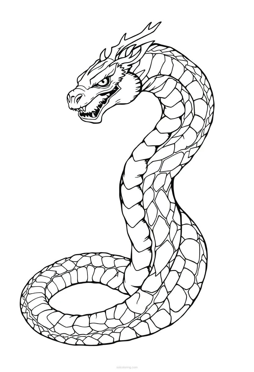 Hydra coloring page for kids