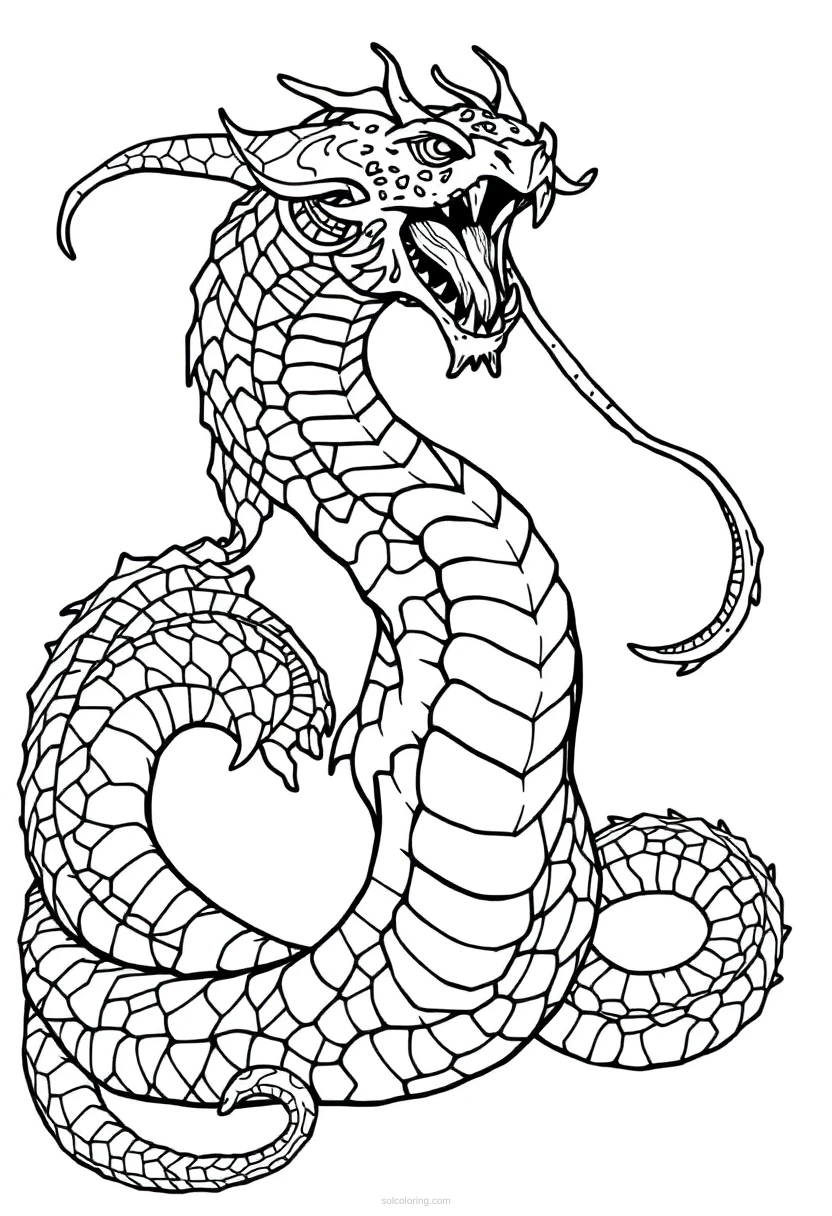 Hydra coloring pages