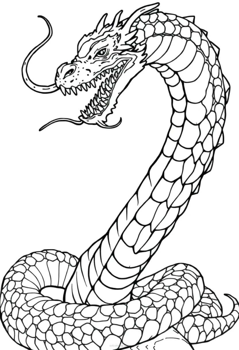Hydra coloring page for kids