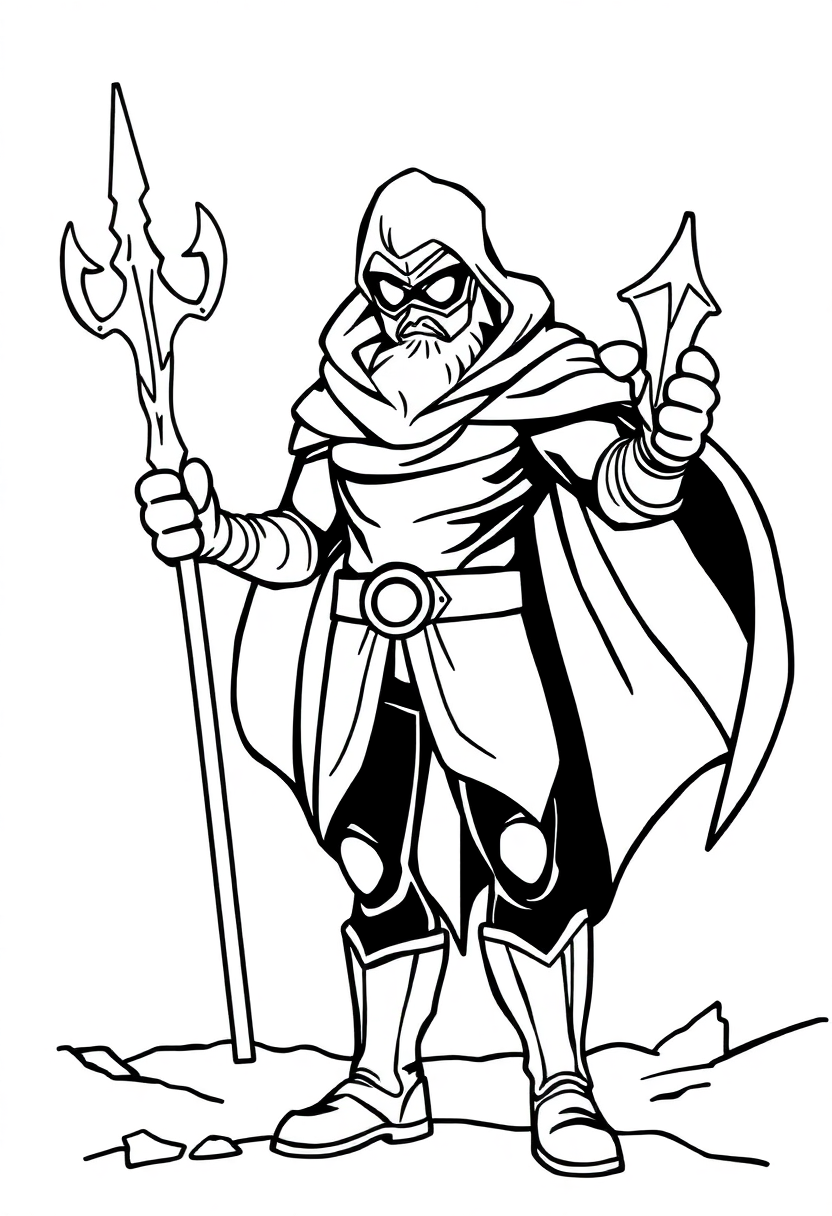 Ice And Frost Hero coloring pages