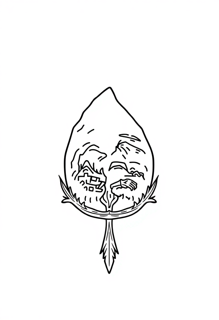 Idaho State Flag coloring pages