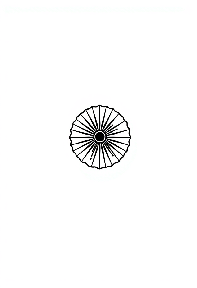 Indian Flag coloring page, free printable