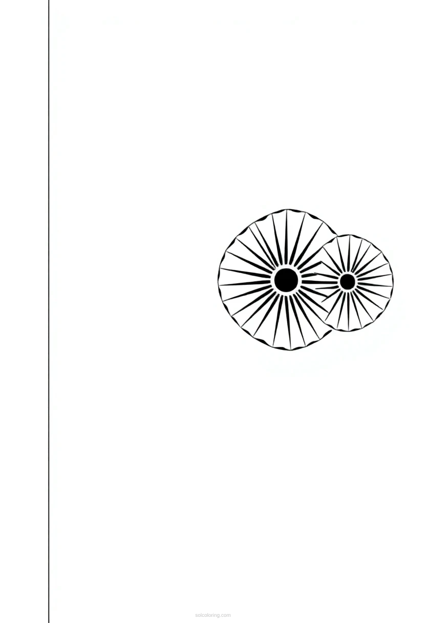 Indian Flag coloring page for kids