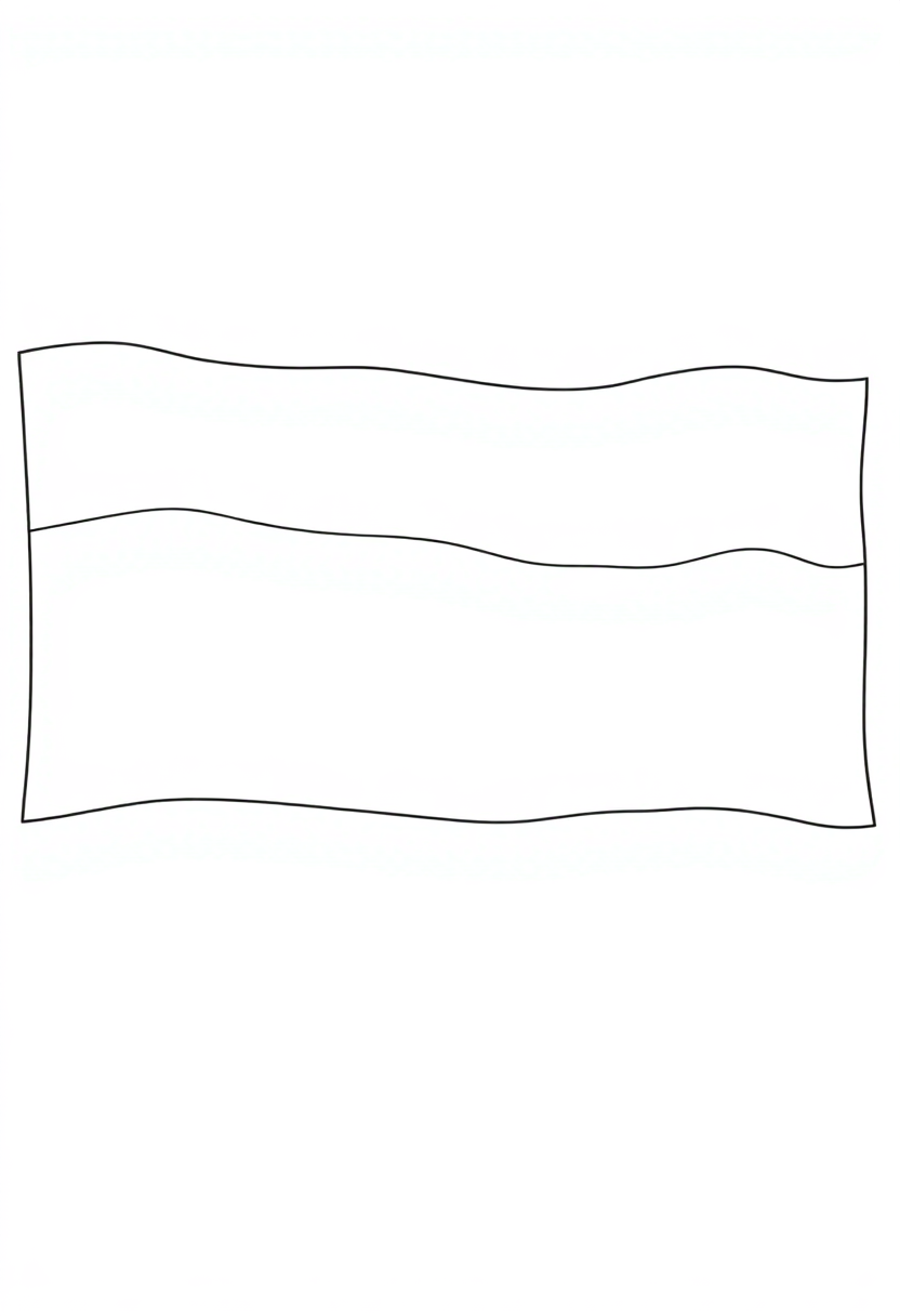 Indonesian Flag coloring page, free printable