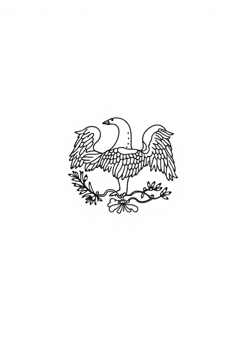 Iowa State Flag coloring page, free printable