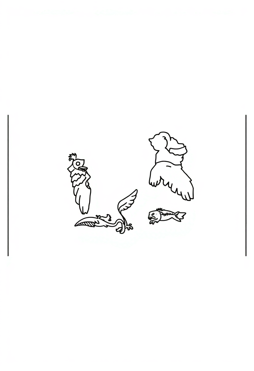 Iowa State Flag coloring pages