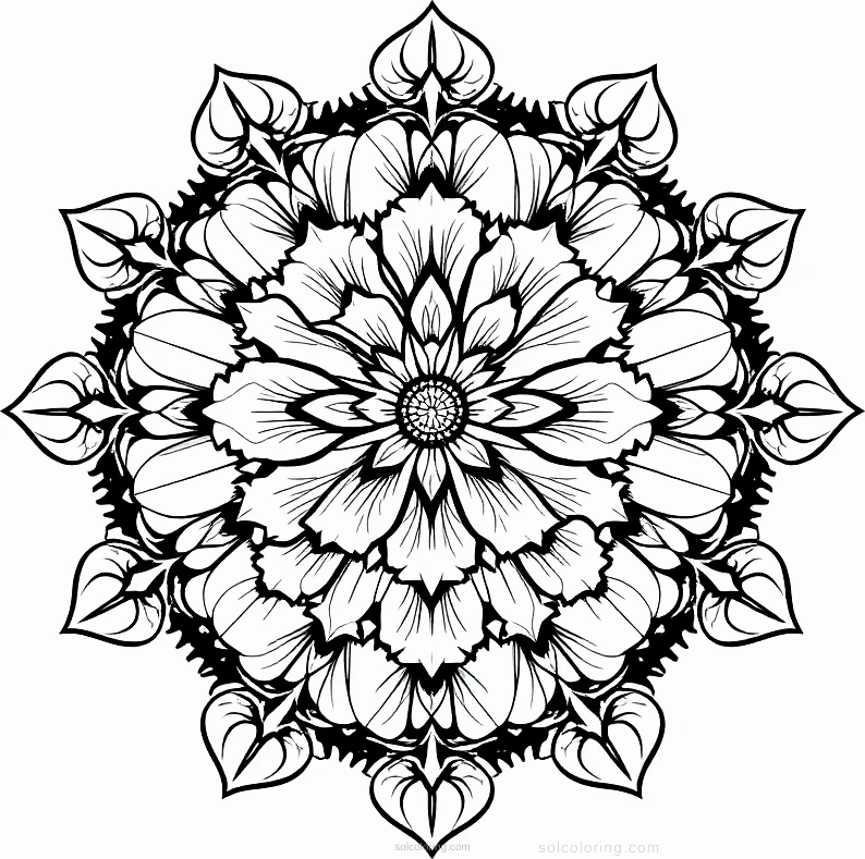 Iris Flowers in Bloom coloring page for kids
