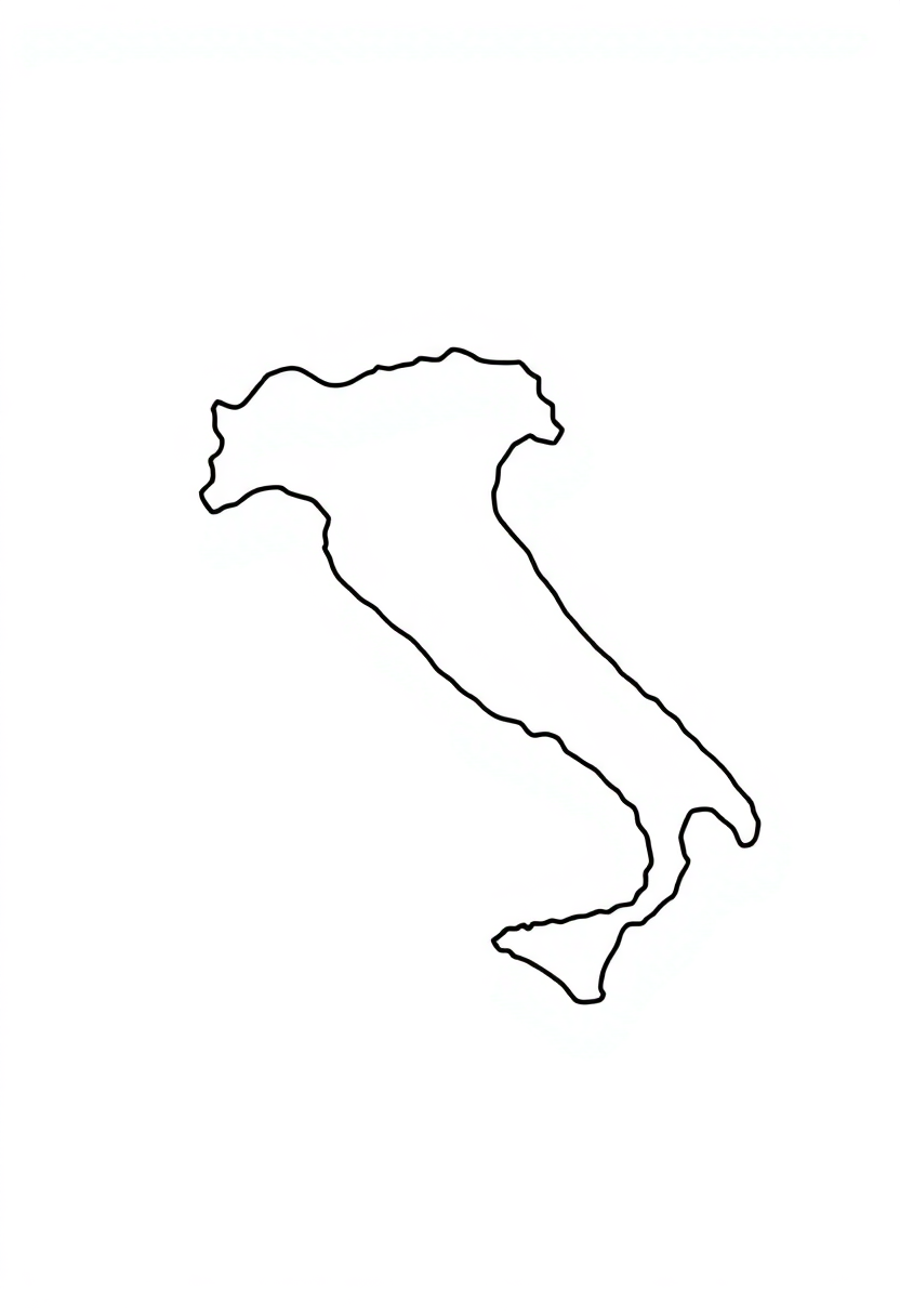 Italian Flag coloring page, free printable