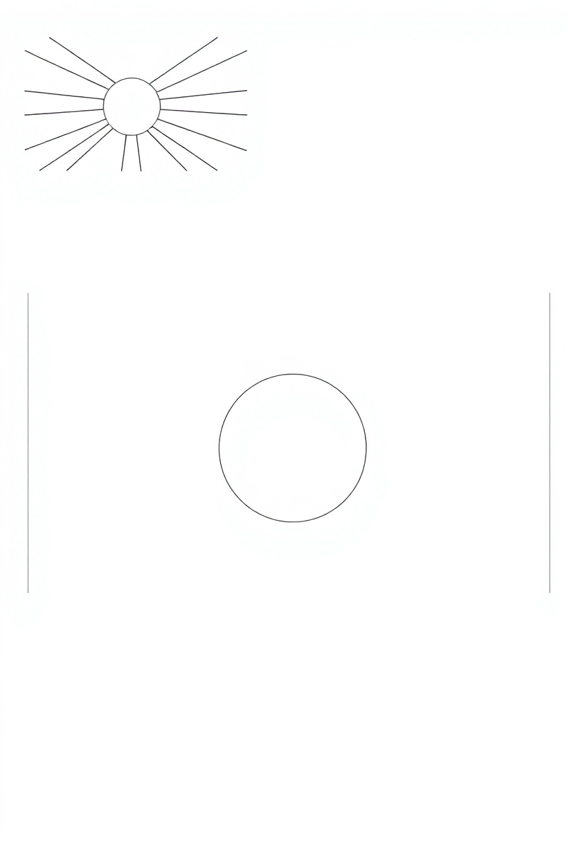 Japanese Flag coloring page, free printable
