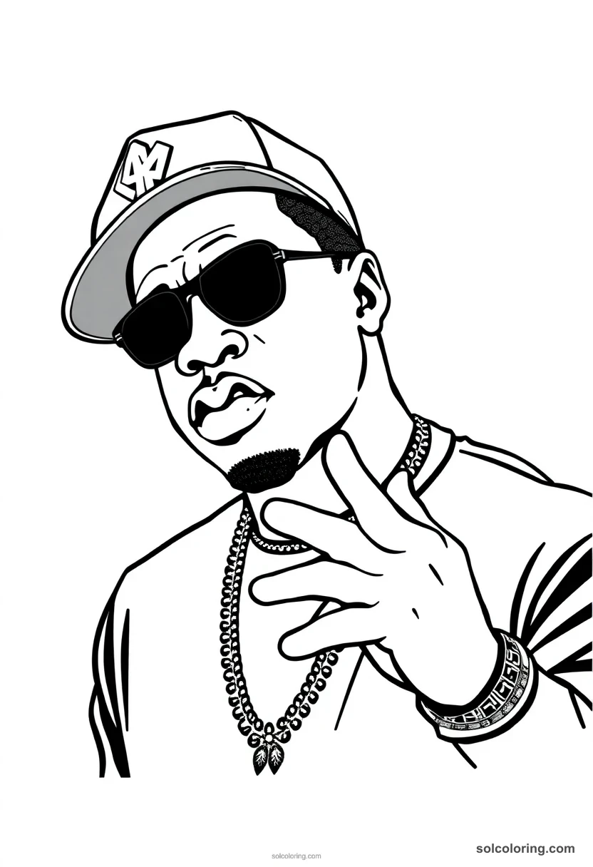 Jay Z coloring pages