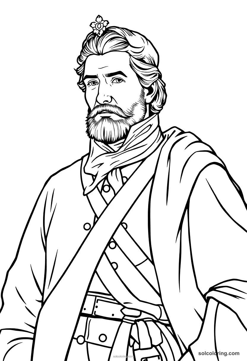 Jose De San Martin In Argentina coloring pages