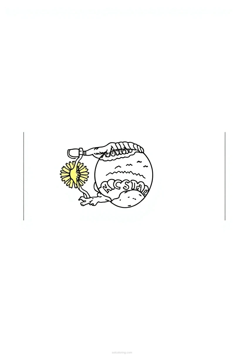 Kansas State Flag coloring pages