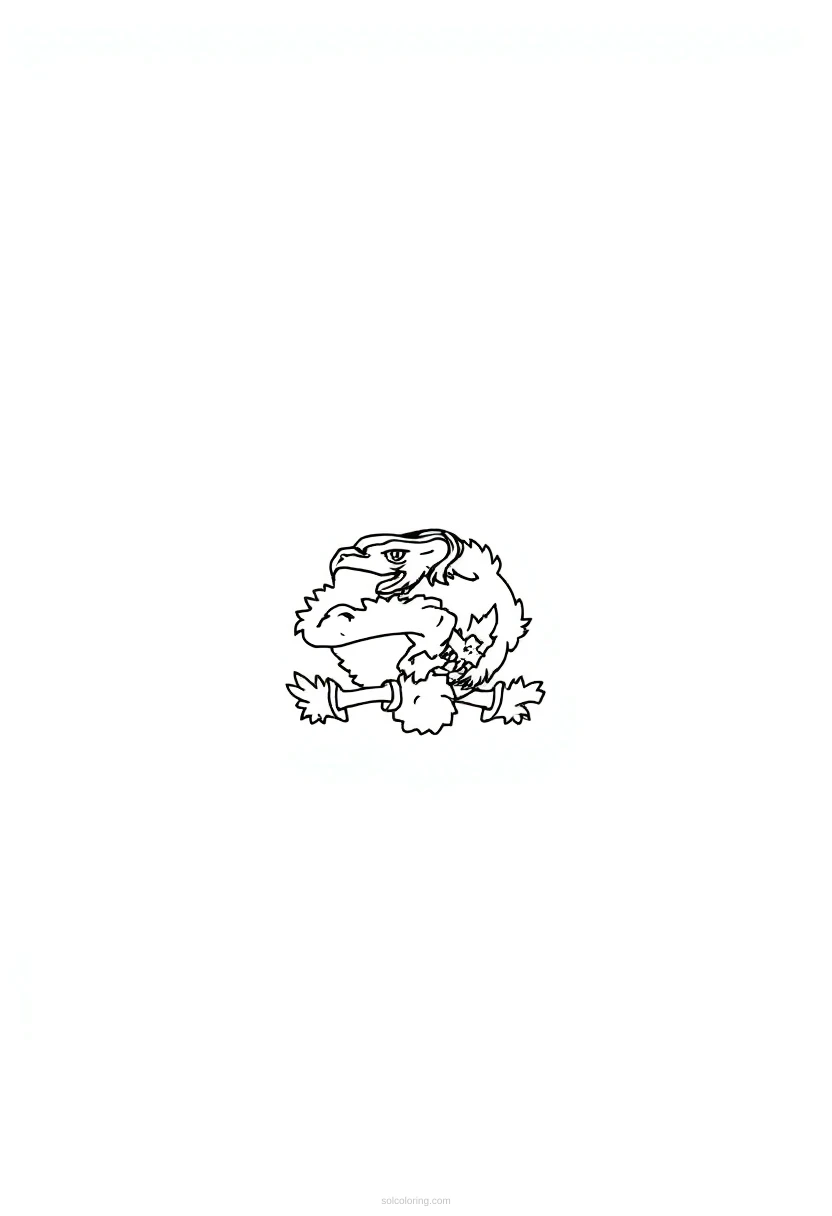 Kansas State Flag coloring page for kids