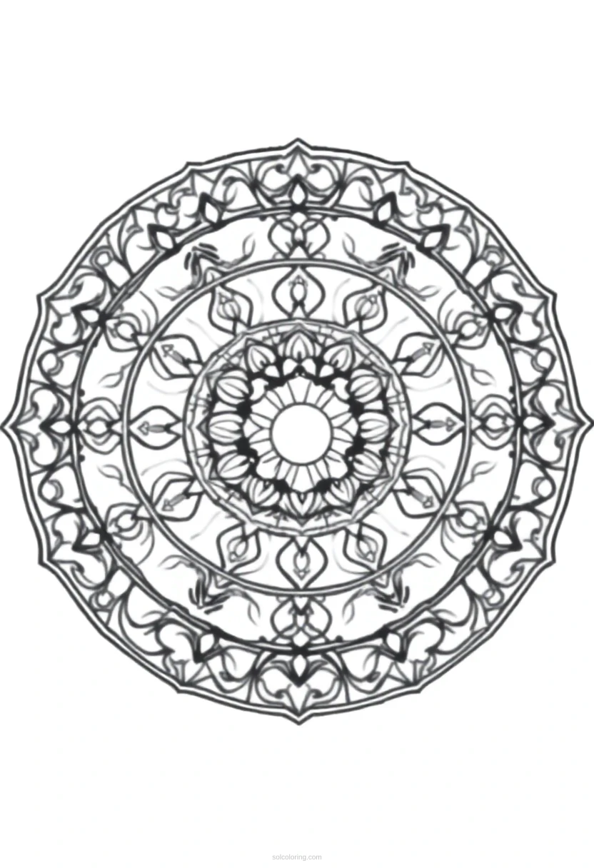 Karate coloring page for kids