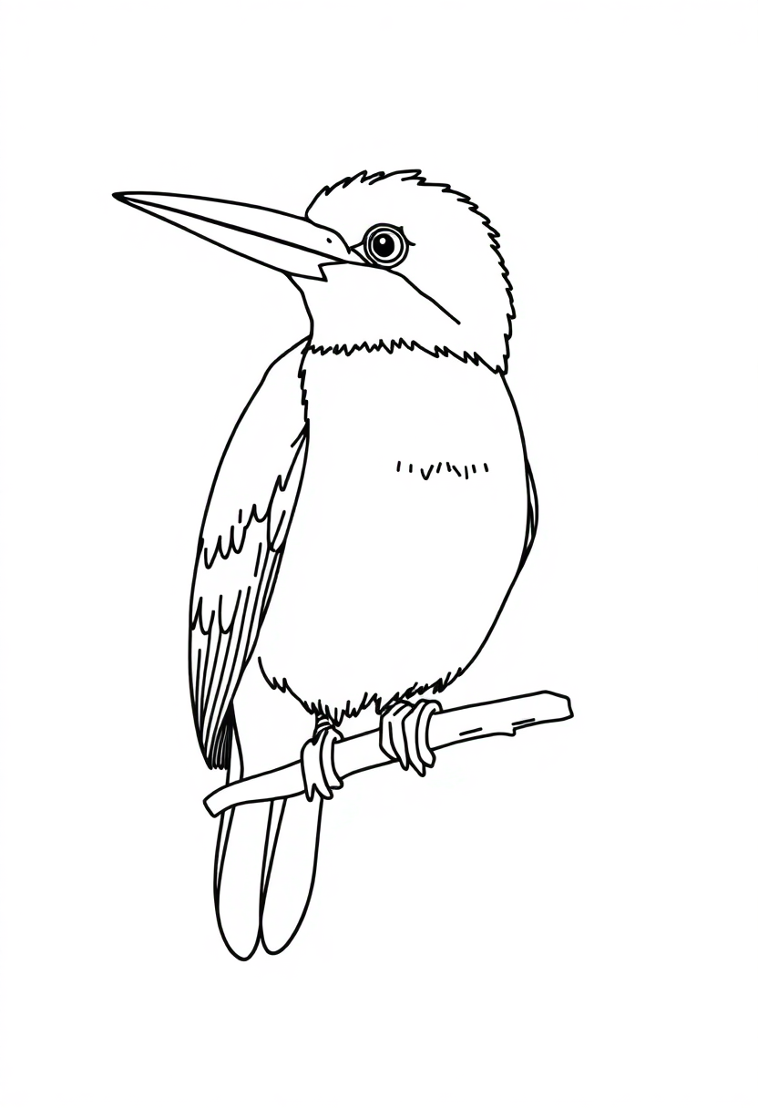 Kingfisher Parrot coloring pages