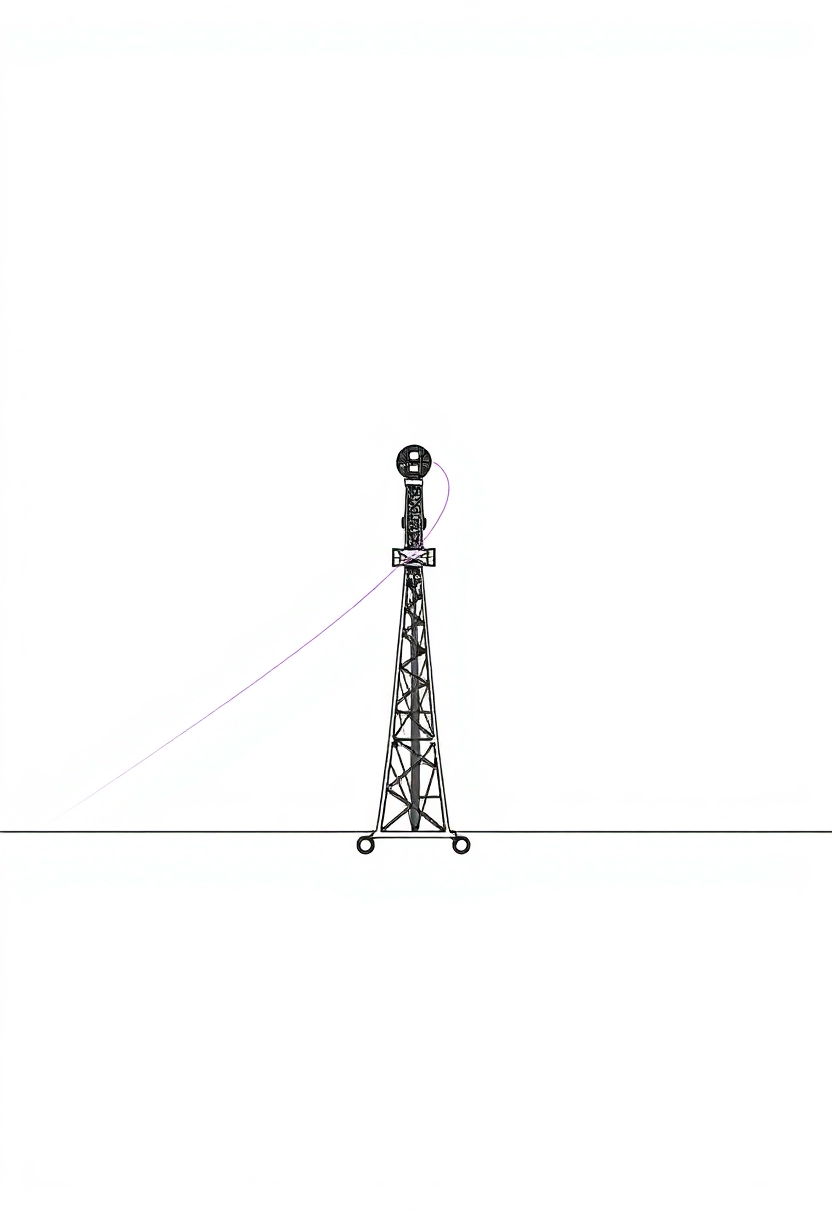 Laser Communication Array coloring page, free printable