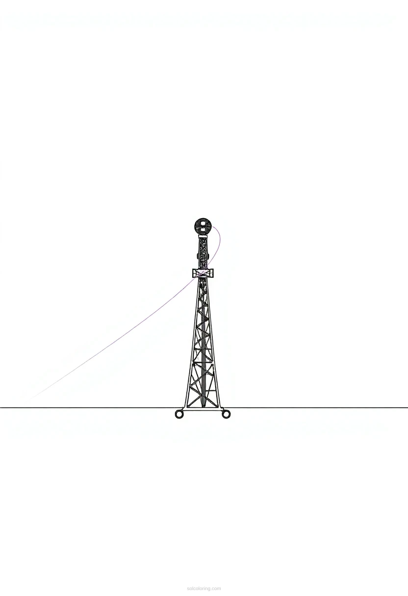 Laser Communication Array coloring pages