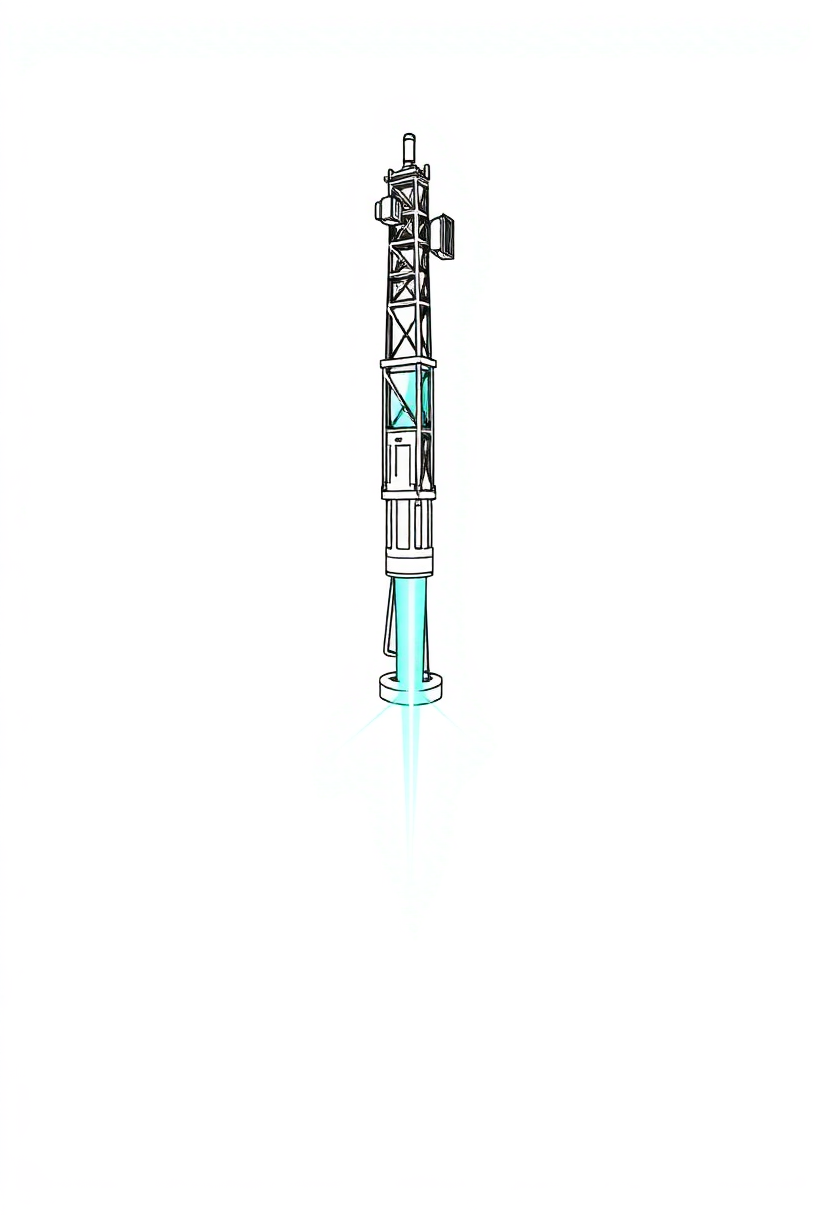 Laser Communication Array coloring page, free printable