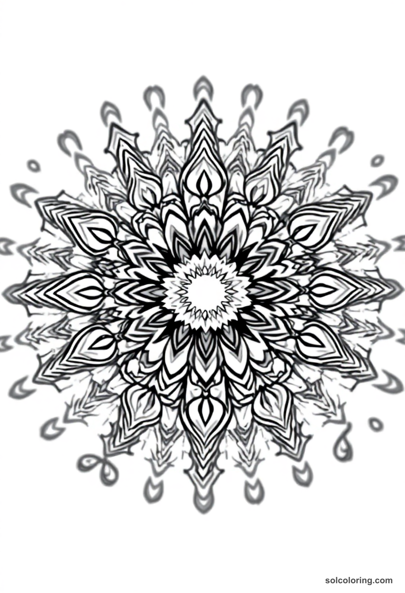 Mandala Leopard
