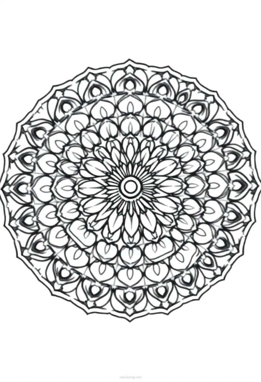 Lollipop coloring page for kids