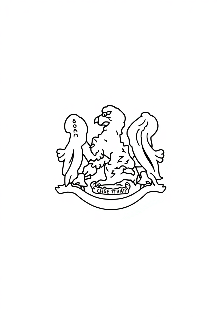 Louisiana State Flag coloring pages