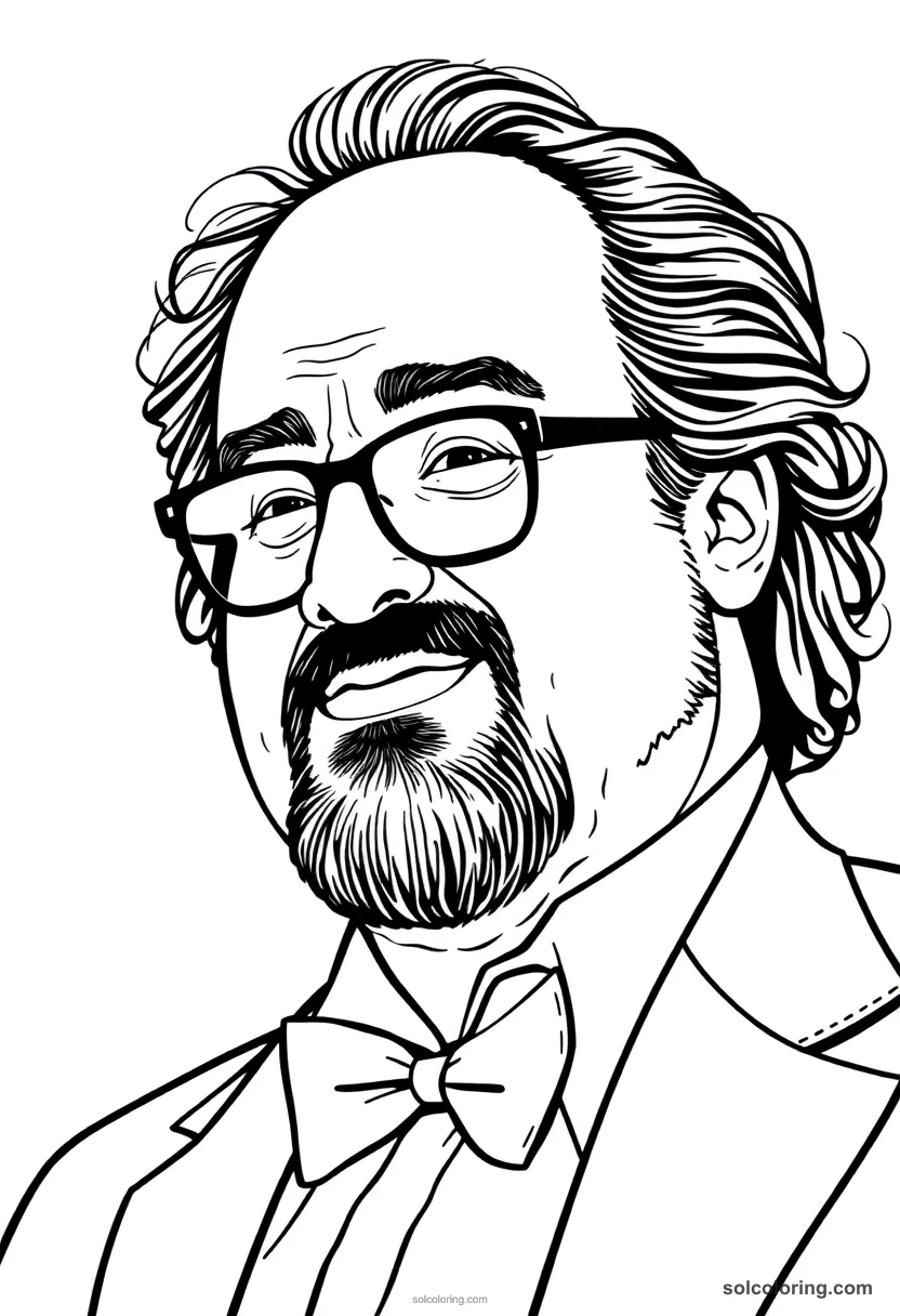 Luciano Pavarotti coloring pages
