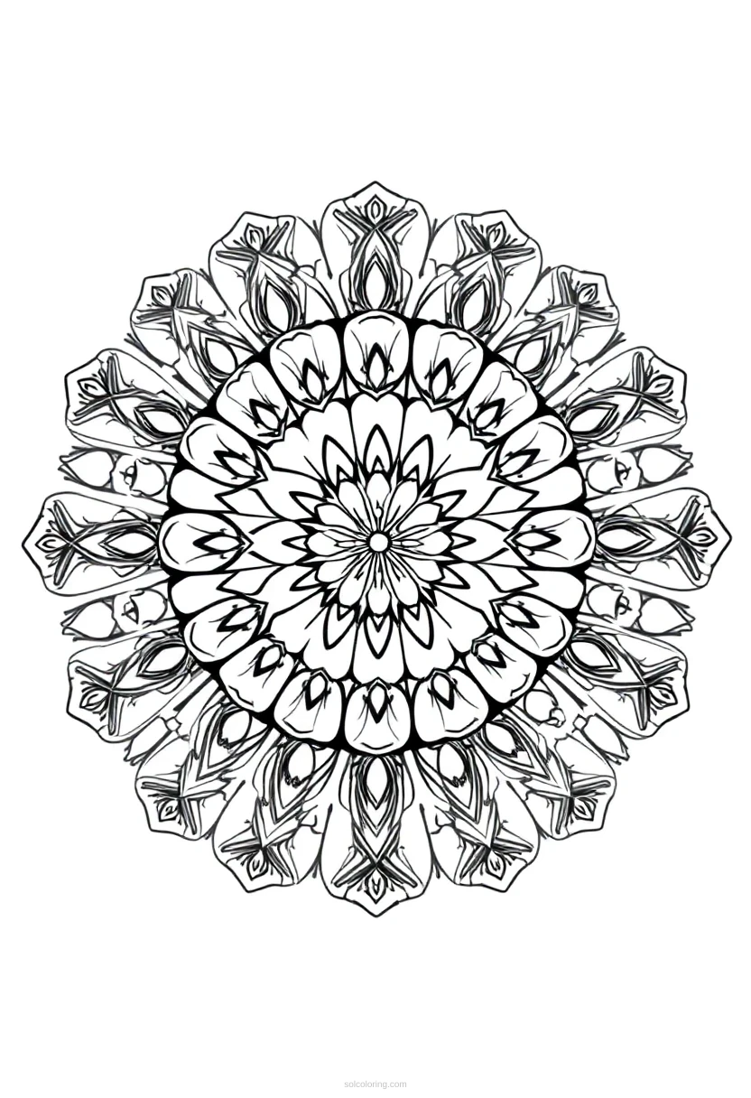 Macarons coloring page for kids