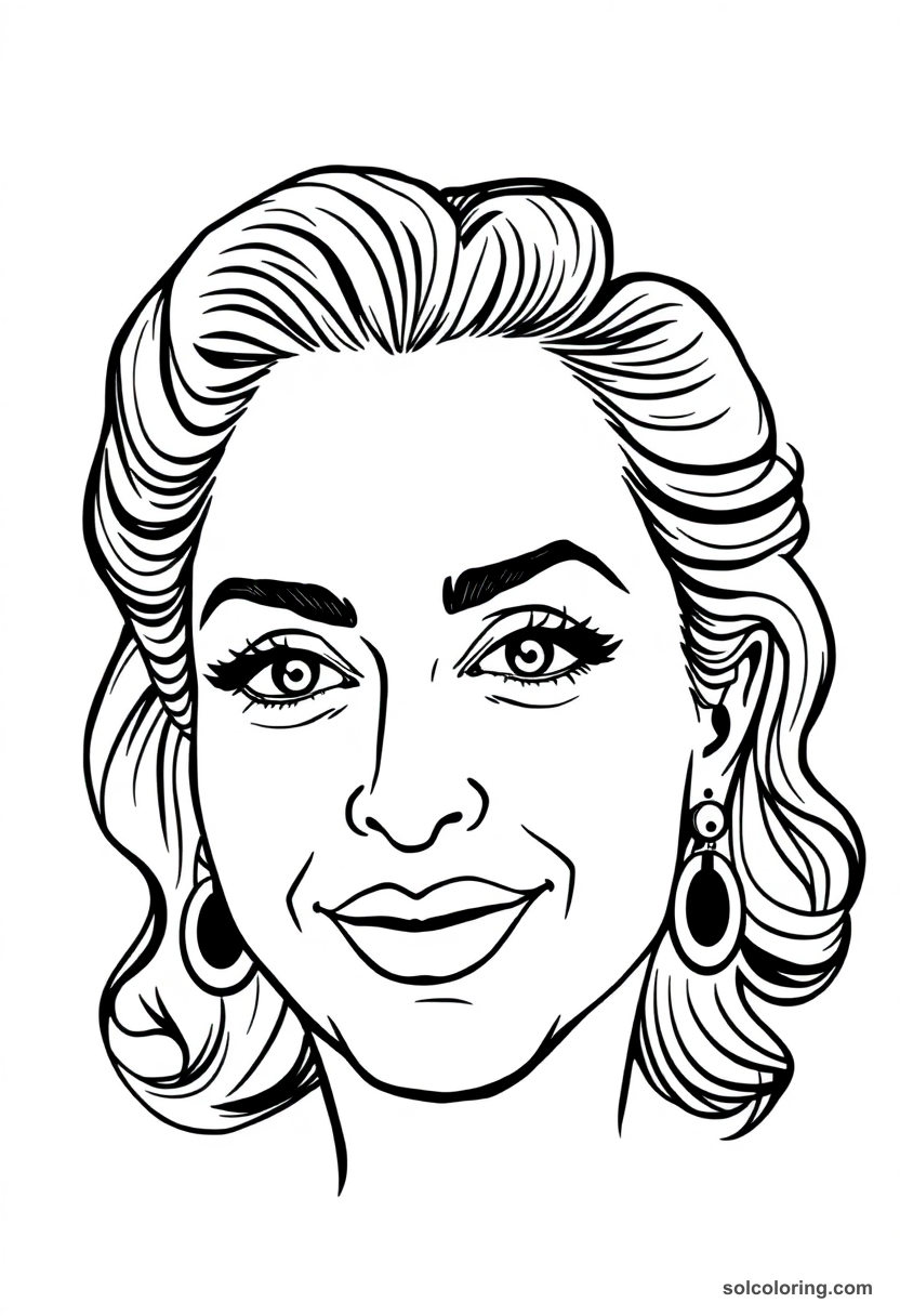 Caricature Madonna