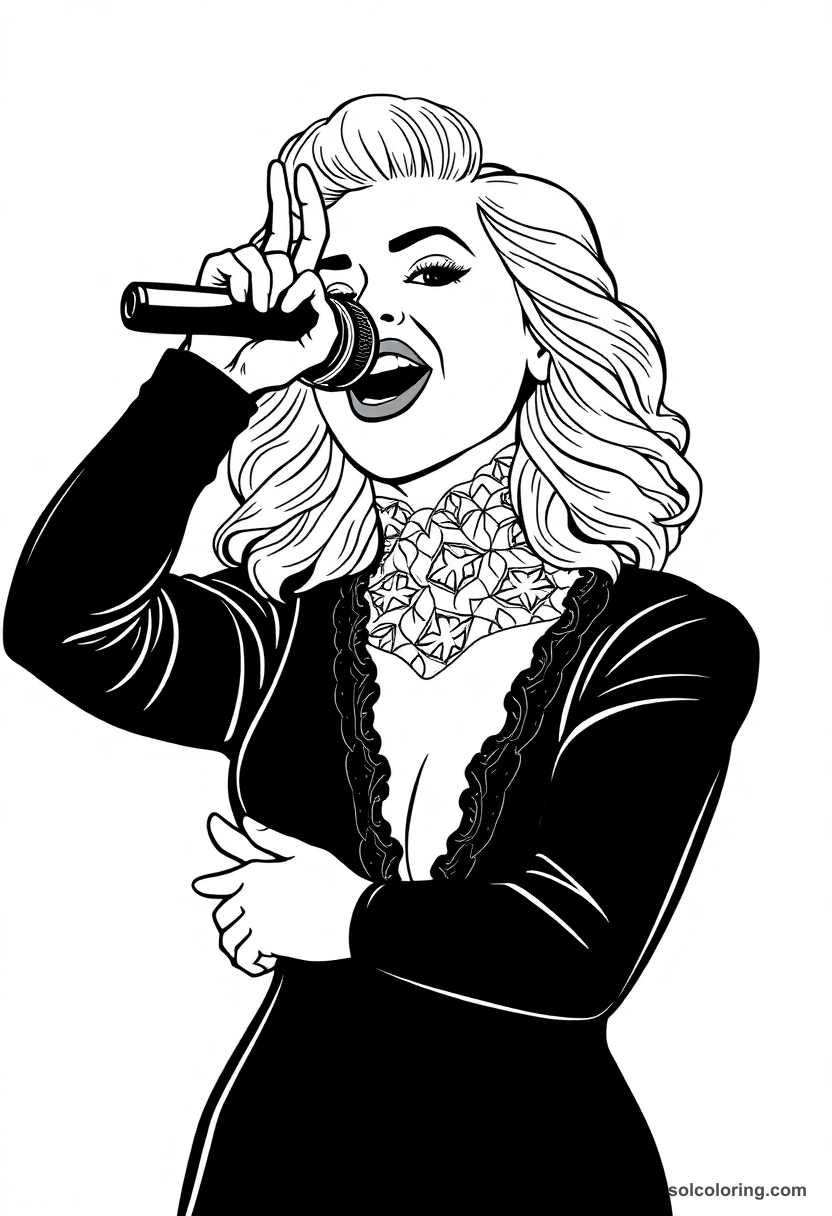 Silhouette Madonna
