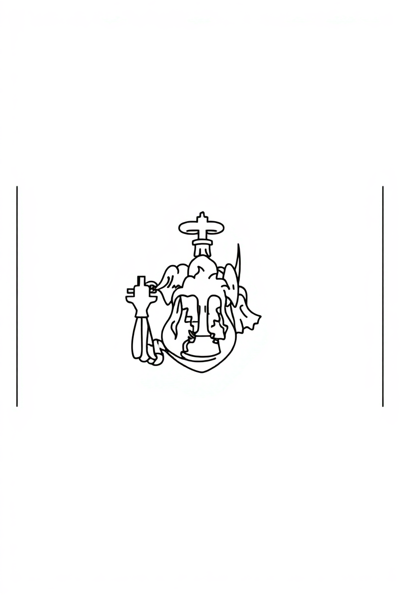 Maine State Flag coloring page, free printable