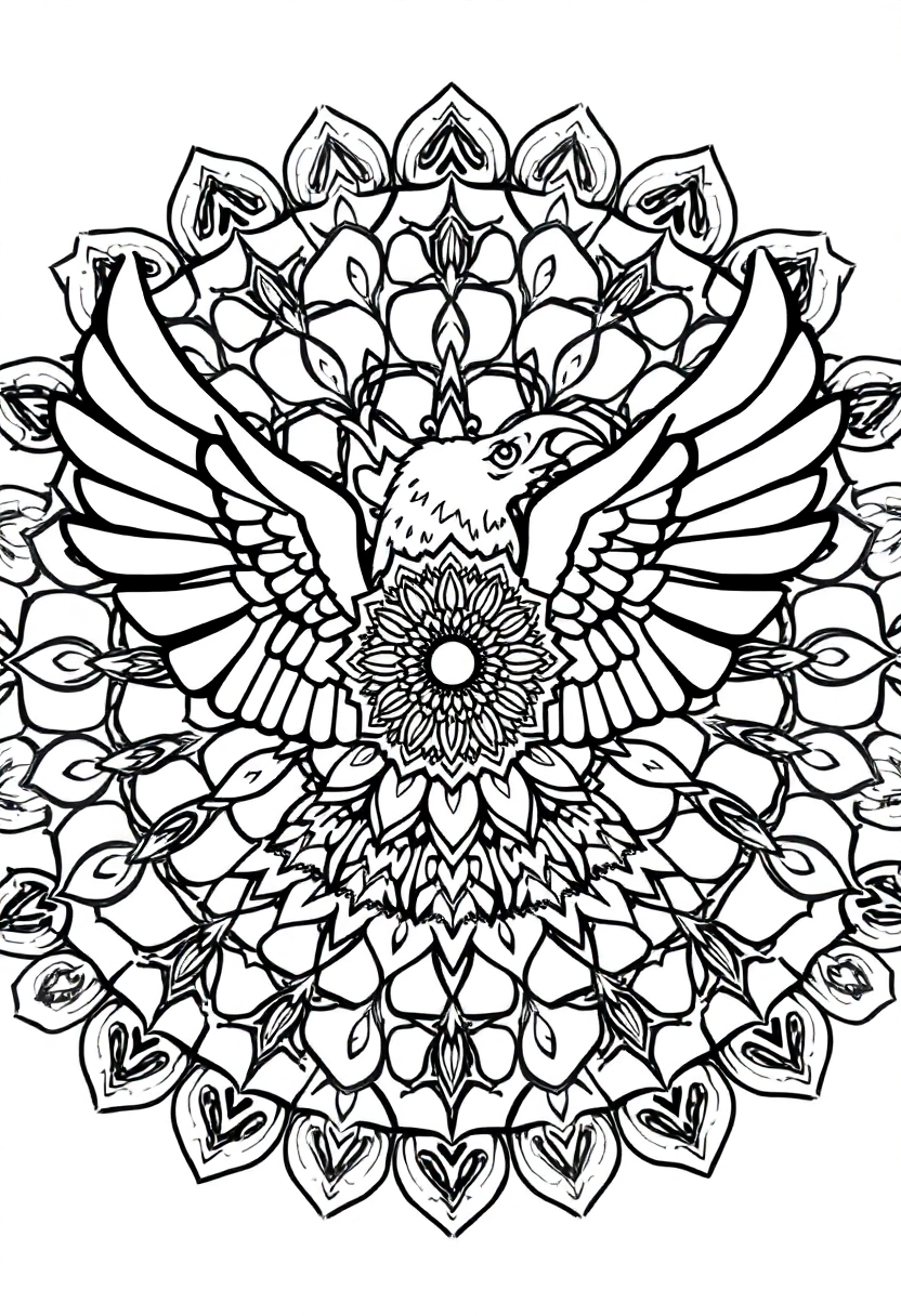 Eagle coloring pages