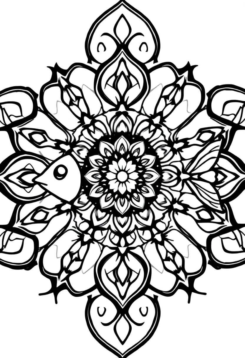 Fish coloring pages