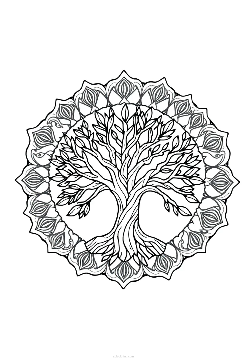 Tree Of Life coloring pages