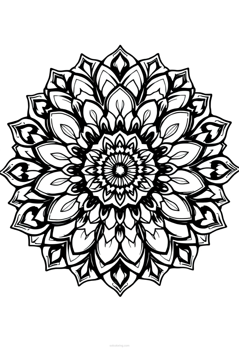 Mango Tropical coloring page for kids