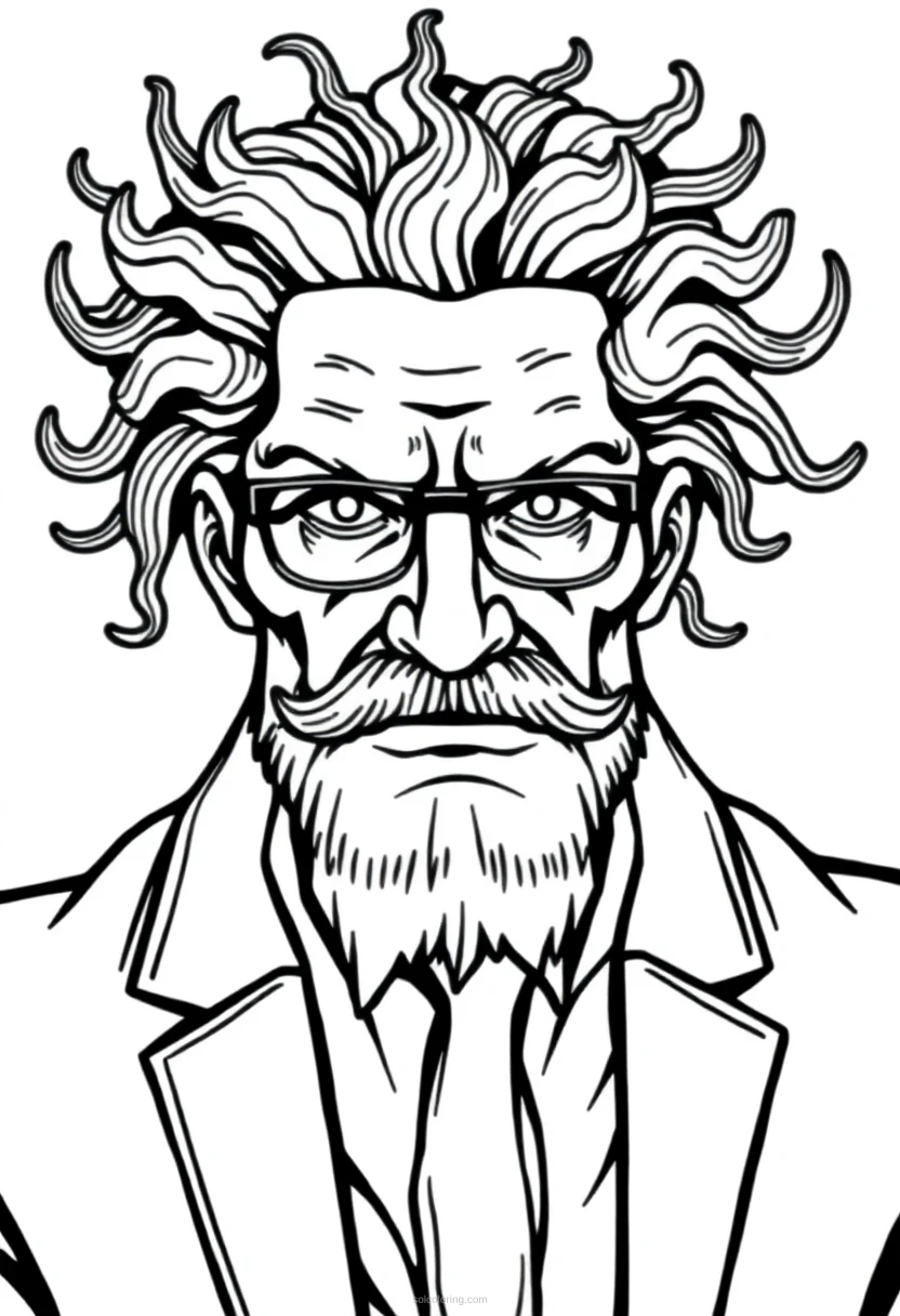 Mind Control Mastermind coloring page for kids