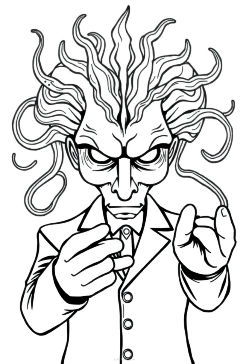 Mind Control Mastermind coloring page for kids