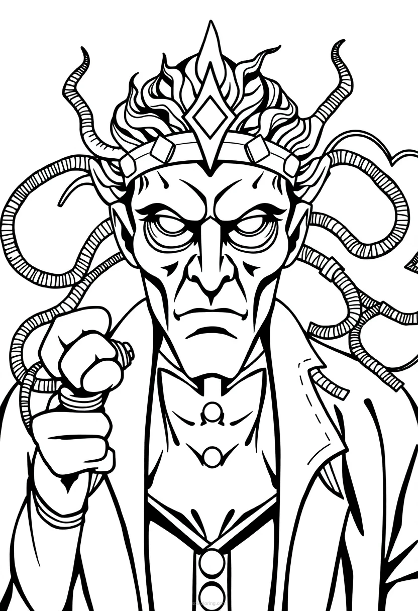 Mind Control Mastermind coloring pages