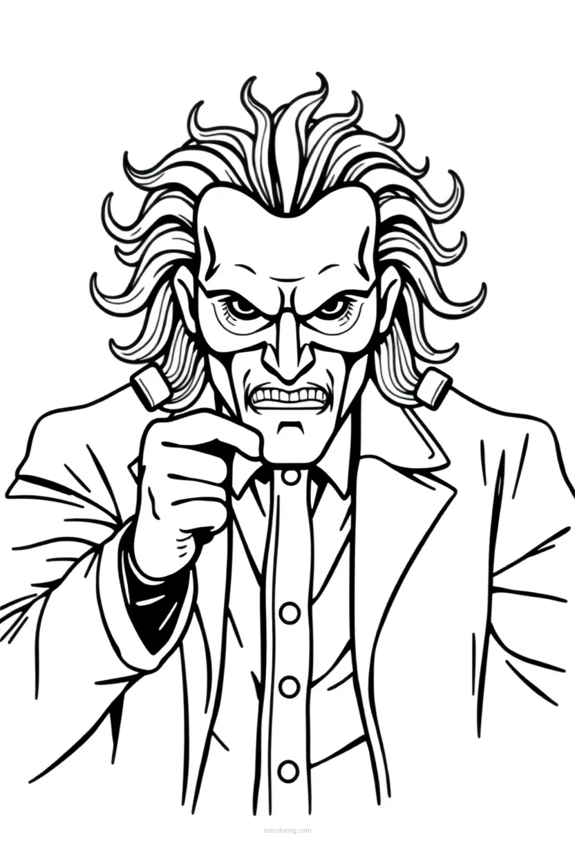 Mind Control Mastermind coloring page for kids