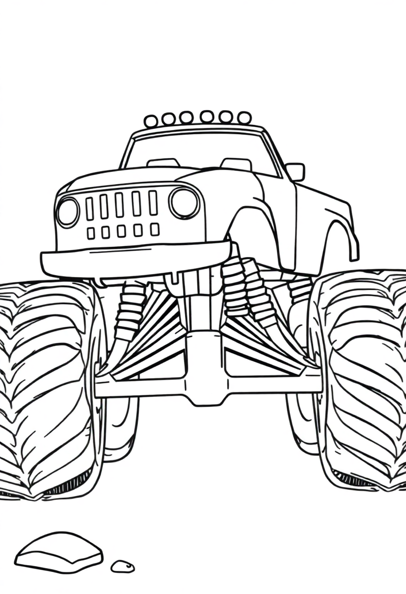 Monster Truck coloring pages