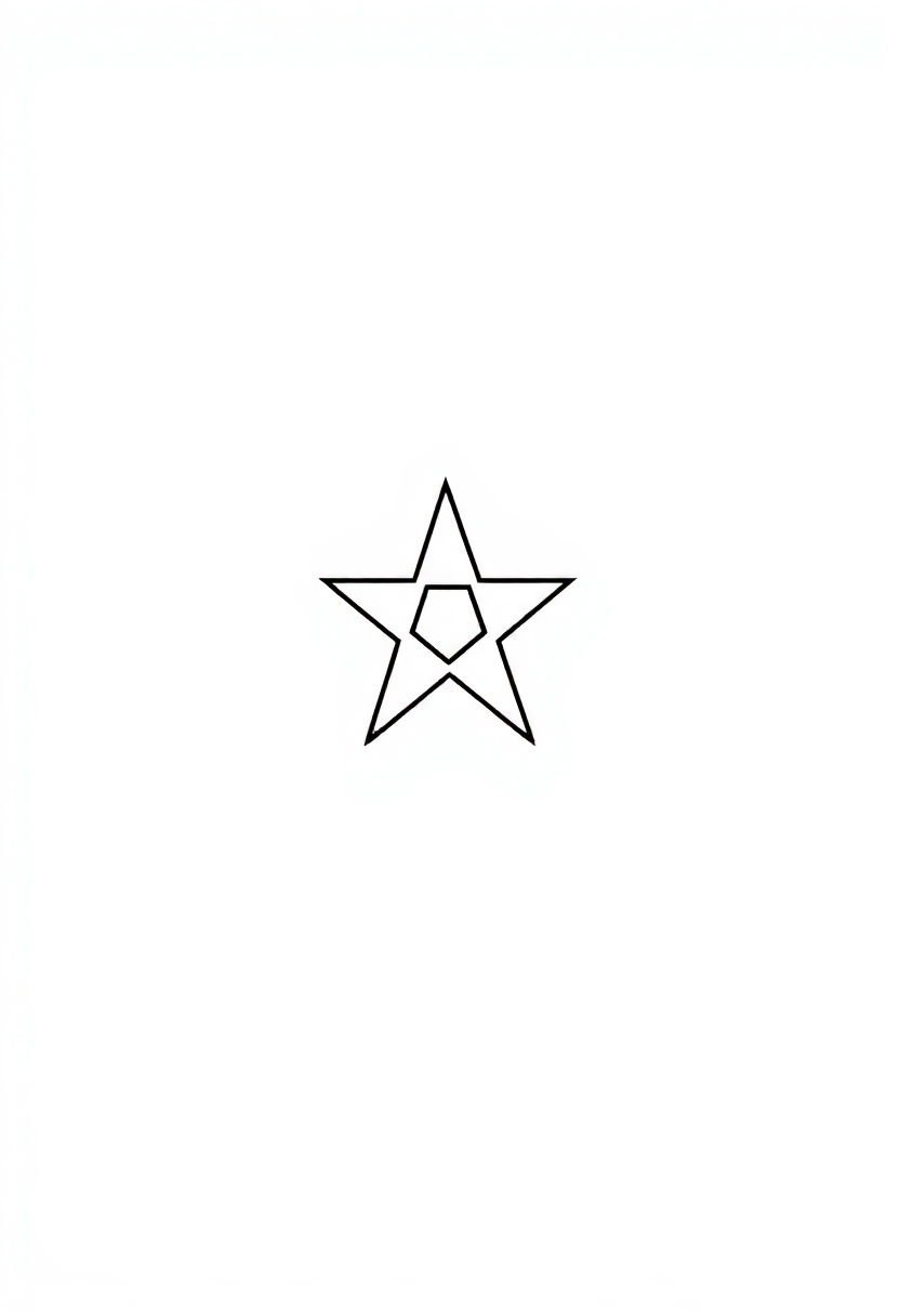 Moroccan Flag coloring pages
