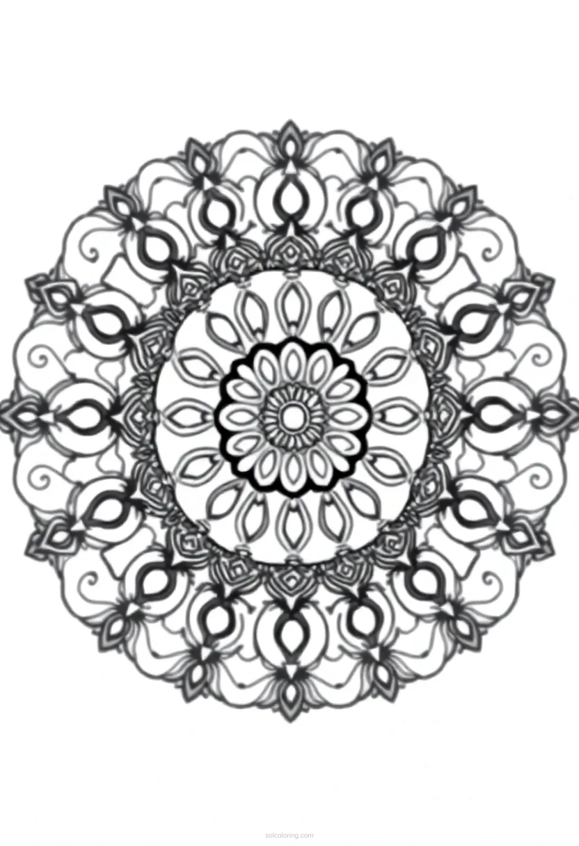 Muffin coloring page for kids